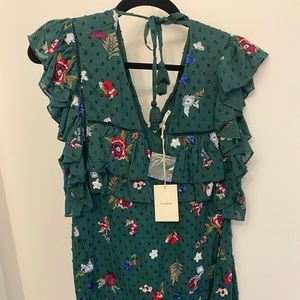 Tularosa Green Dress NWT